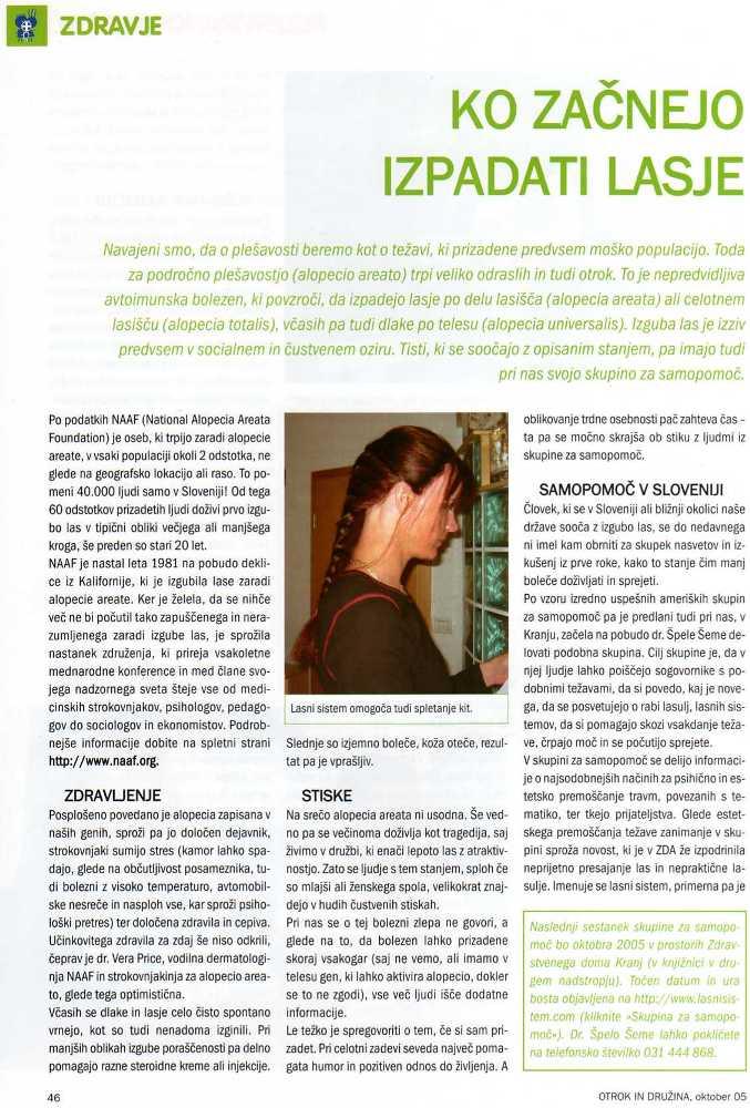 Otrok in družina - Oktober 2005