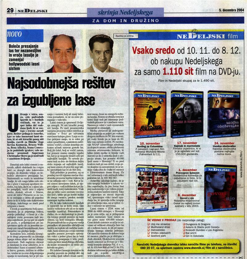 Nedeljski dnevnik - December 2004